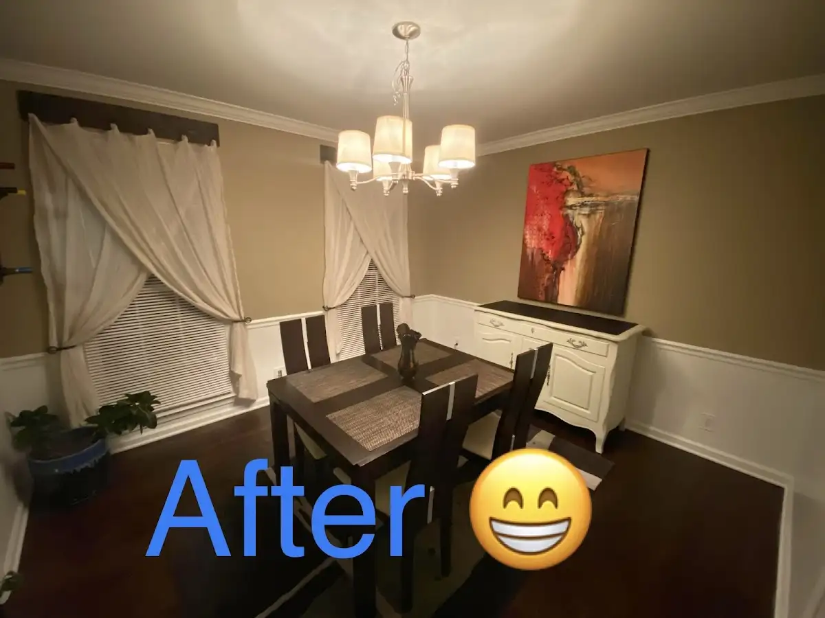 Professional dining room restoration after water damage in Allouez
