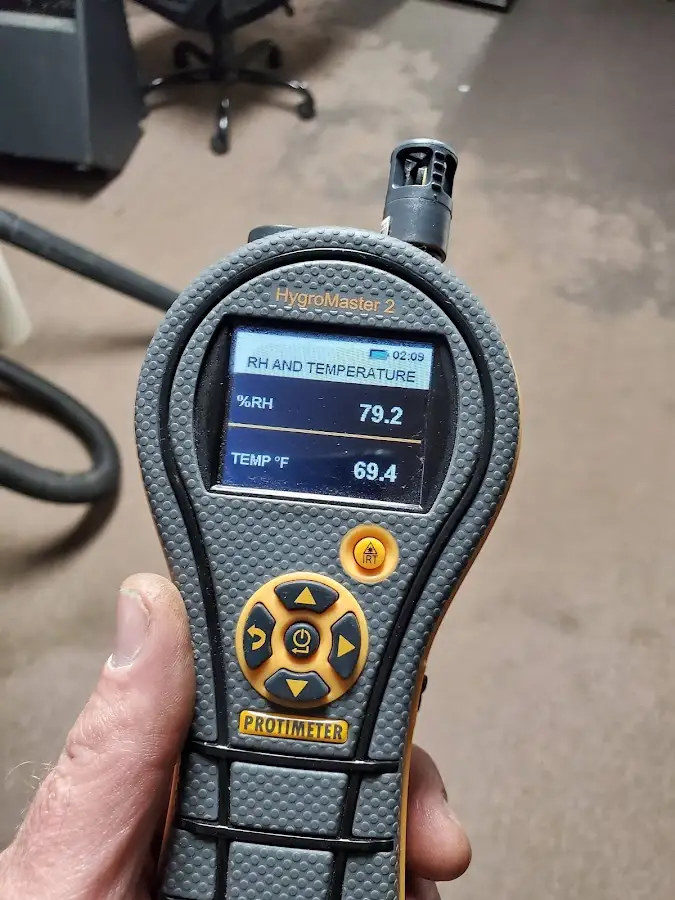 Moisture meter humidity assessment for Fire & Smoke Damage Restoration in Allouez